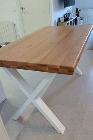 Mesa comedor roble macizo