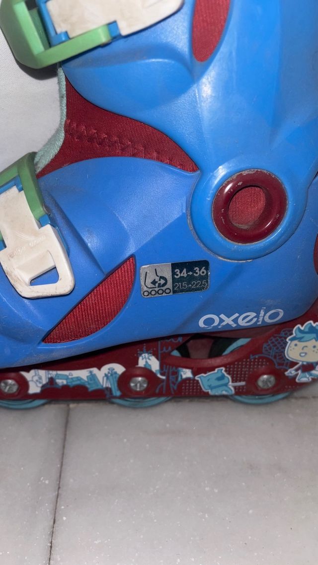Patines Oxelo niño -talla ajustable 34-36
