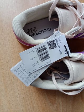 Zapatillas Adidas - Beige/Morado - 37.5