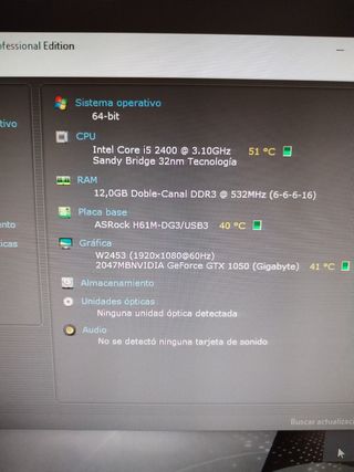 HP Ordenador sobremesa