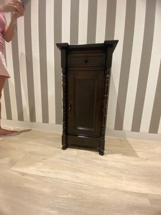 Mesa auxiliar madera - marrón