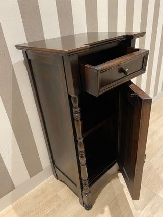 Mesa auxiliar madera - marrón