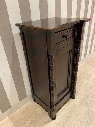 Mesa auxiliar madera - marrón