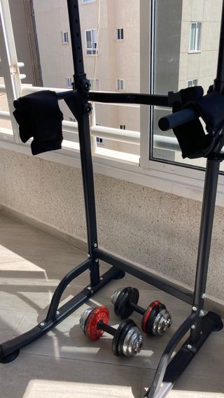 Barra de dominadas gimnasio portátil