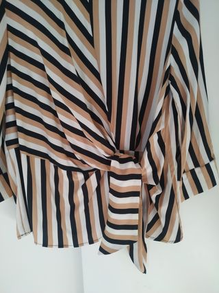 Blusa rayas PIMKIE - marrón-negra