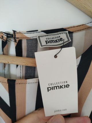 Blusa rayas PIMKIE - marrón-negra