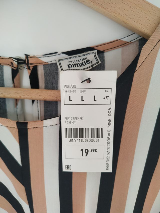 Blusa rayas PIMKIE - marrón-negra