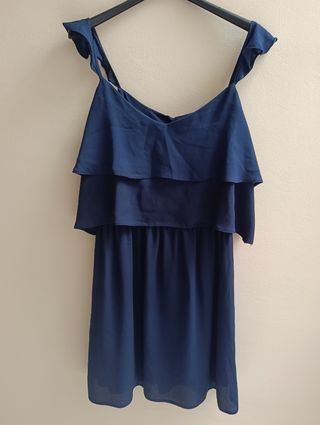 Vestido azul marino corto verano
