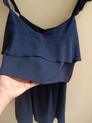 Vestido azul marino corto verano
