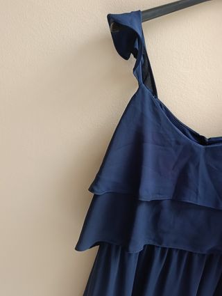 Vestido azul marino corto verano