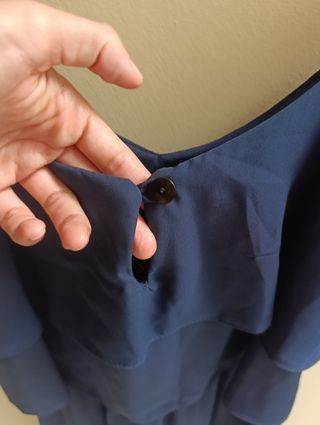 Vestido azul marino corto verano