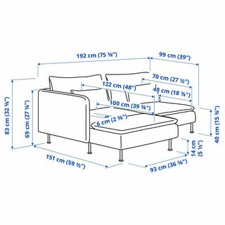 Sofá 2 plazas chaise longue gris