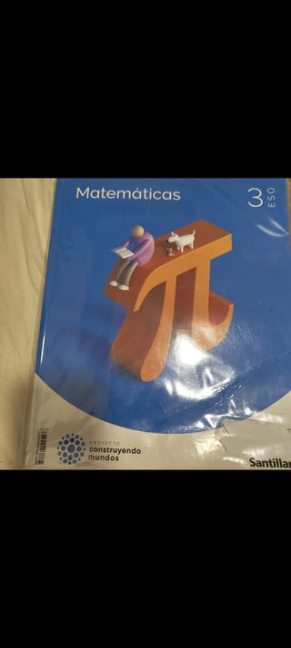 Libro Matemáticas 3ero ESO santillana