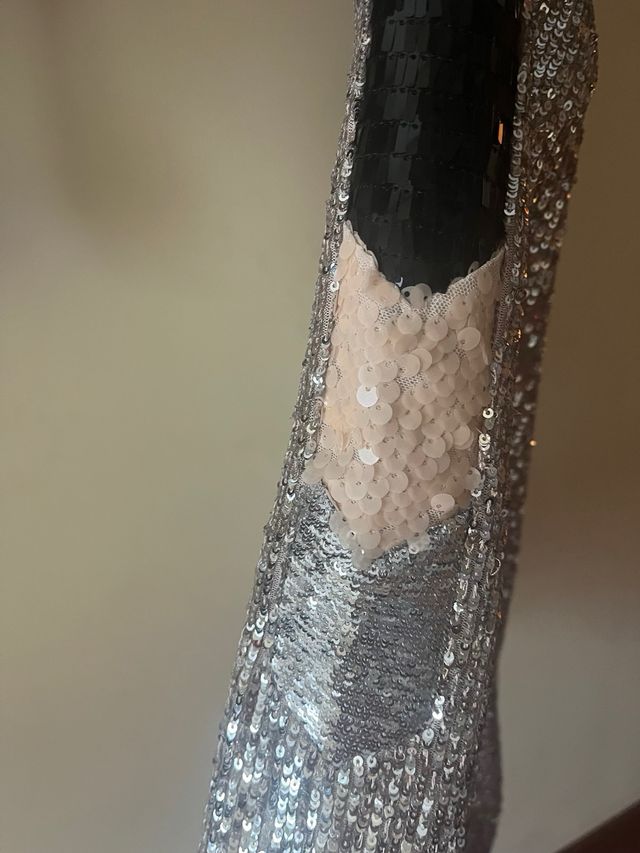 Vestido lentejuelas Isabelle Blanche