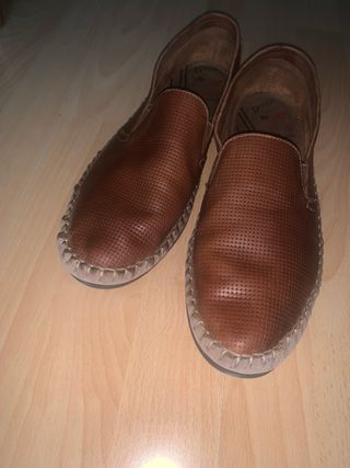 Zapatos Fluchos marrones hombre