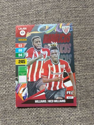 Carta Nico y iñaki Williams - Athletic Club