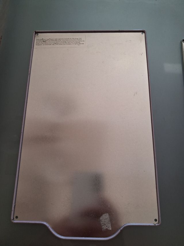 Targa pubblicità Coca Cola vintage