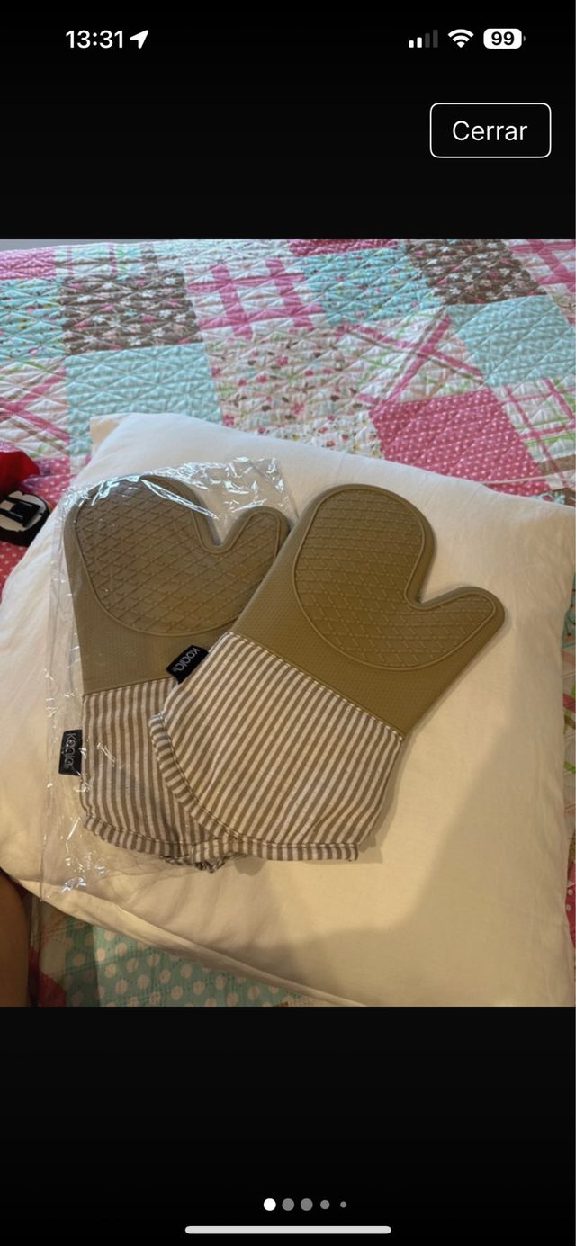 Set 2 unidades Manoplas de Silicona para Horno