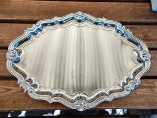 Vassoio argento, metallo, elegante