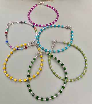 Pulseras plata peruana 950 Murano