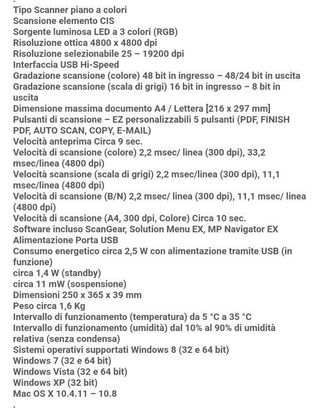 Scanner Canon CanoScan LiDE 210