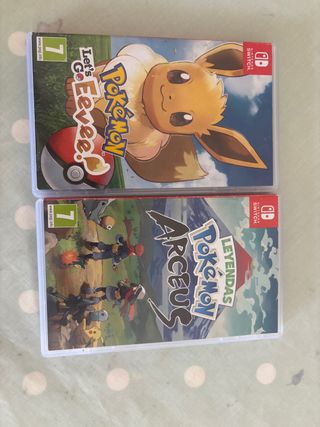 Pokémon Let's Go Eevee & Leyendas Arceus Switch