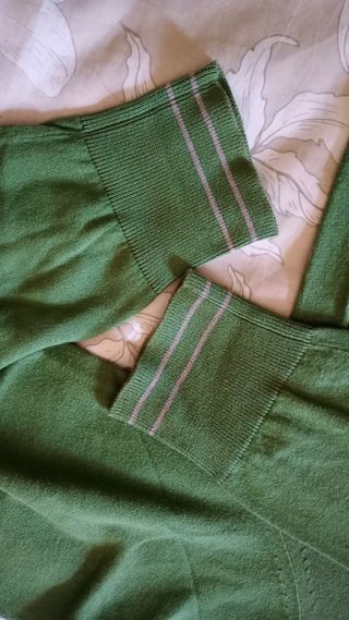 Jersey verano/primavera CARAMELO verde Talla L
