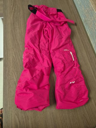Pantalones esquí niña 6 años rosa