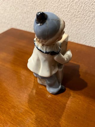 Figura payaso dados porcelana