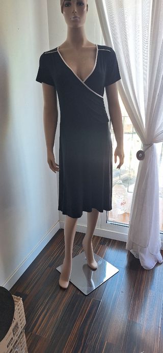 Vestido negro verano - talla L