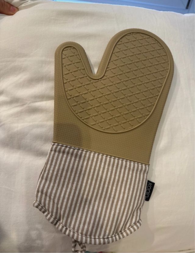 Manopla Horno Silicona Koola Beige