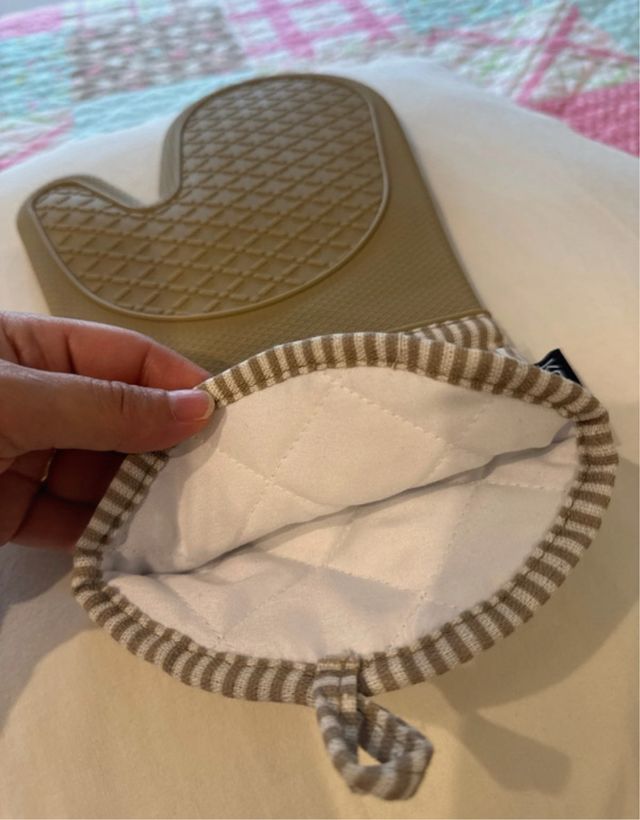 Manopla Horno Silicona Koola Beige