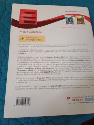 Lengua Castellana, ámbito de comunicación y cienci
