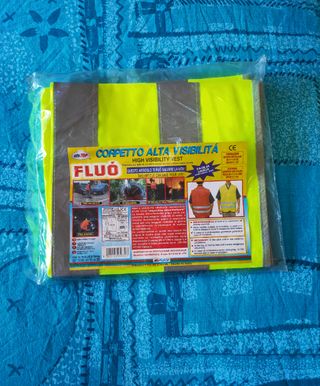 Giubbino alta visibilità fluo
