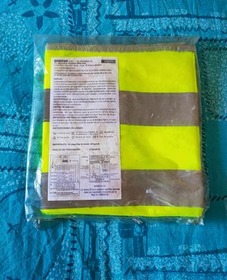 Giubbino alta visibilità fluo