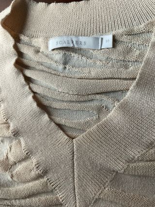 Jersey Scalpers beige mujer