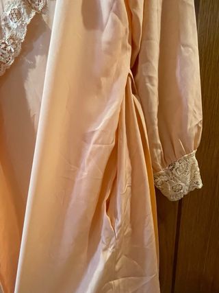 conjunto de camisón y bata vintage 