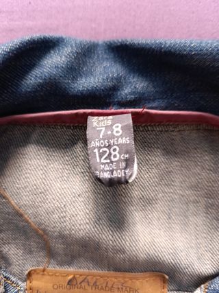 Cazadora vaquera Zara XS