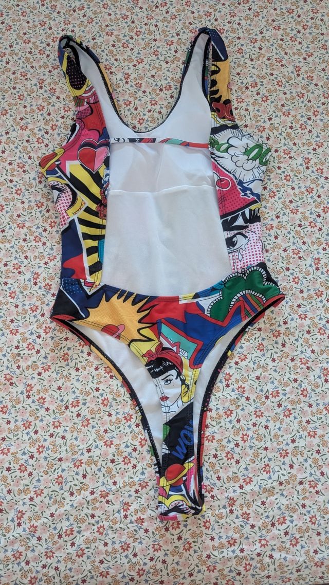 Bañador body pop art multicolor