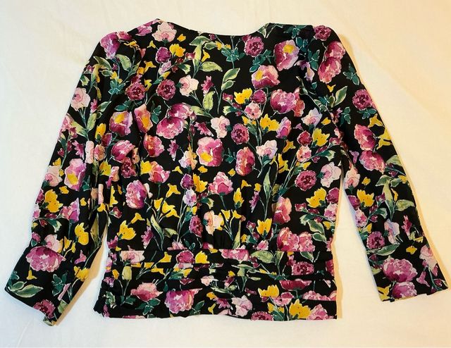BLUSA FLORAL MULTICOLOR MUJER 