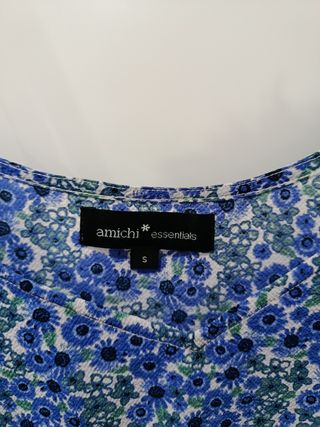 Top Amichi azul - talla S