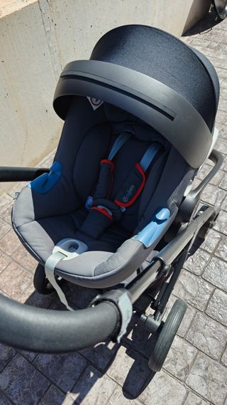 Trío Cybex Balios S de bebé 
(Silla+Capazo+Grupo 0