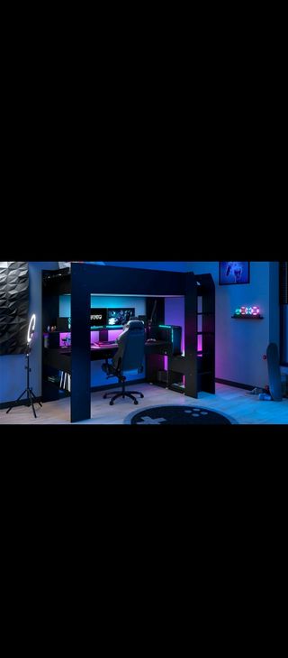 Cama gamer LED - usada 3 meses