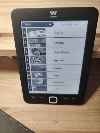 eReader Woxter: Pantalla e-ink