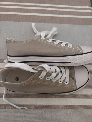 Bambas beige niña