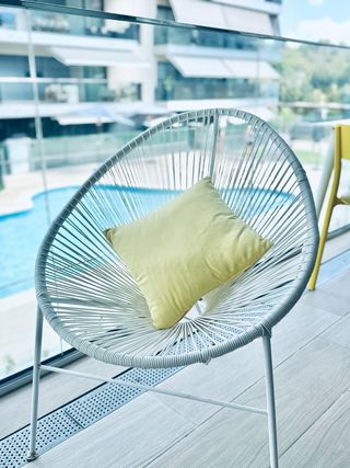 Silla Acapulco blanca ikea 