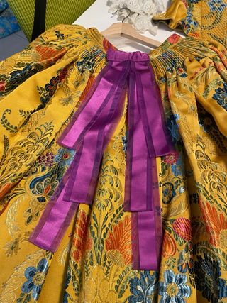 Vestido Fallera antiguo multicolor