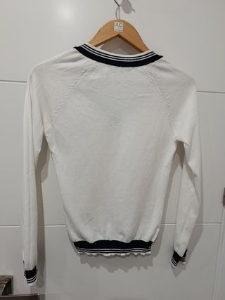 Jersey Polo Club blanco mujer talla S