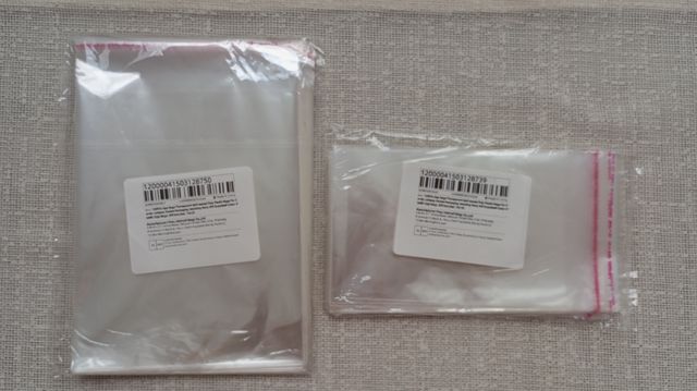 Sacchetti di plastica opp trasparenti