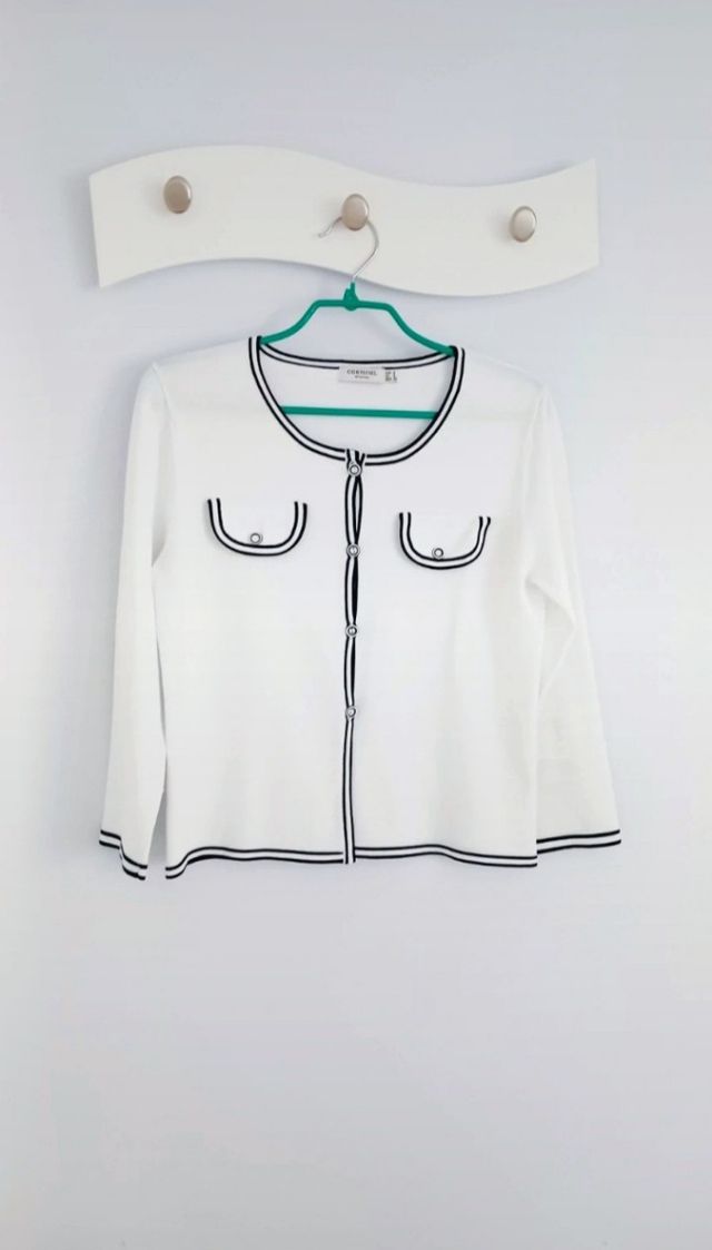 Estilo Chanel blanca